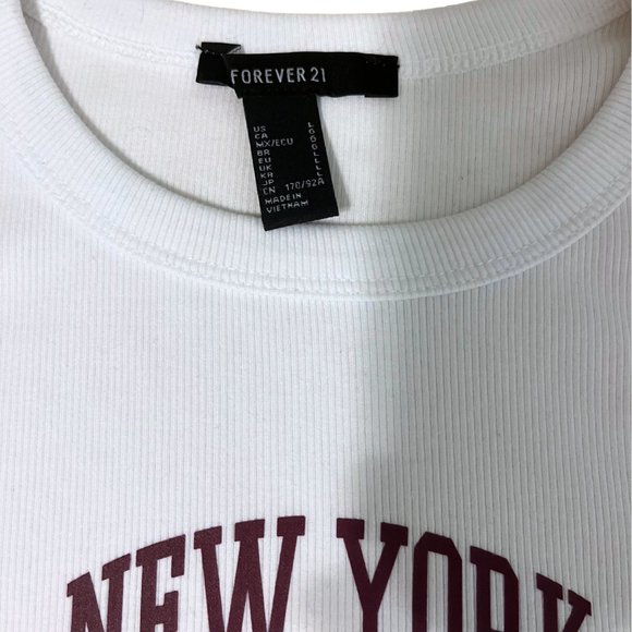 Forever 21 New York Graphic Baby Tee - Picture 5 of 7